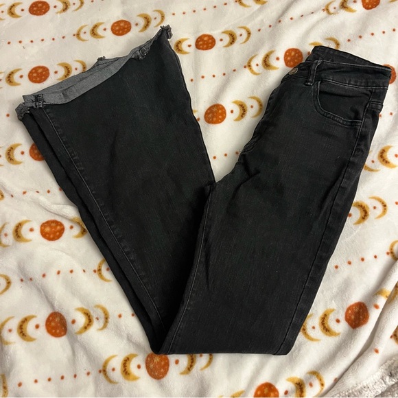 High waist flare stretch jeans - Picture 1 of 5